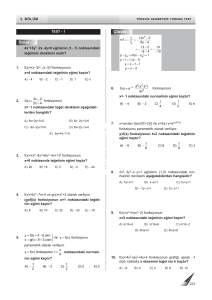 3 Bolum Turevin GY TKT DL:12. SINIF MATEMATIK.qxd