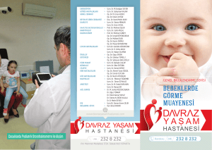 Bebeklerde Görme Muayenesi - Özel Davraz Yaşam Hastanesi