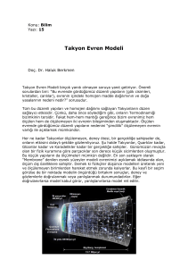 Takyon Evren Modeli