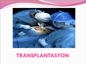 Organ nakli (Transplantasyon)
