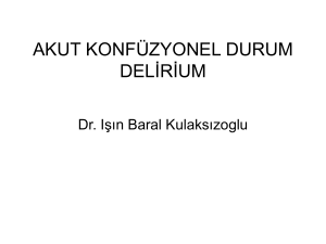 Slayt 1 - Dr. Işın Baral Kulaksızoğlu