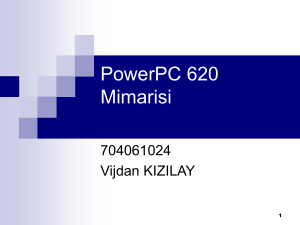 PowerPC 620 Mimarisi