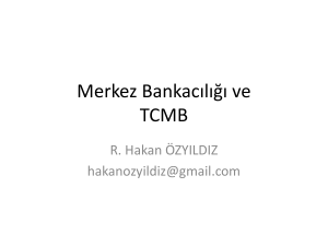 Merkez Bankac*l*** ve TCMB