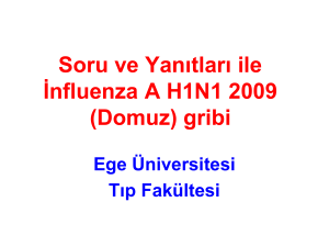 Soru ve Yanıtları ile İnfluenza A H1N1 2009