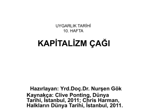 Slayt 1 - Bülent Ecevit Üniversitesi Tarih Bölümü