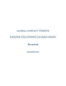 global compact türkiye kadının güçlenmesi çalışma grubu