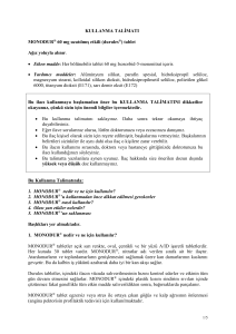 Monodur 60mg KT PDF 287KB