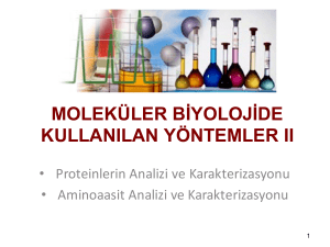 MBKY II-7 Proteinlerin ve Aminoasitlerin Analizi