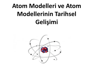 Atom Ve Atomun Yapısı