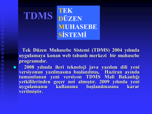 Slayt 1 - TDMS - Sağlık Bakanlığı