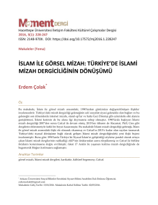 islam ile görsel mizah: türkiye`de islami mizah