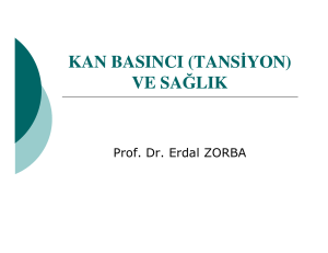 kan basıncı - Prof. Dr. Erdal ZORBA