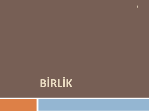 Birlik - WordPress.com