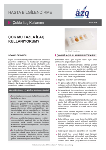 Übersetzung in Türkisch: Multimedikation. Nehme ich zu viele