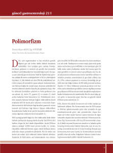 Polimorfizm - Güncel Gastroenteroloji
