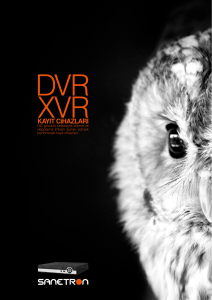 DVR and XVR Recorders