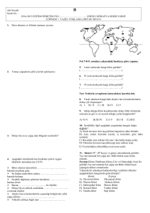 lise 1 coğrafya dersi 2.dönem 1.yazılı soruları 2014