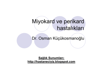 Miyokard ve perikard hastalıkları