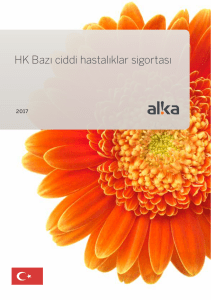 HK Bazı ciddi hastalıklar sigortası