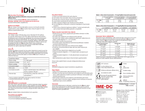 IME-DC iDia Kan şekeri ölçüm stripleri kullanma kılavuzu | PDF