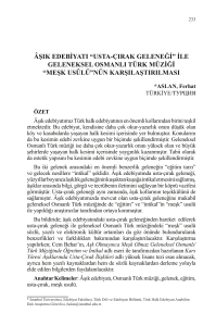 usta-çırak geleneği - Atatürk Kültür, Dil ve Tarih Yüksek Kurumu