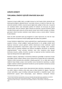 avrupa konseyi toplumsal cinsiyet eşitliği stratejisi 2014-2017