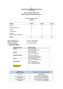 öğretim yılı dönem ıı dolaşım siste