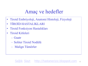 tiroid hastalıkları