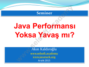 Java Performansı - 23122015