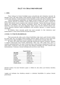 Elektrik ve Elektronik Ölçme Tekniği Ders Notu