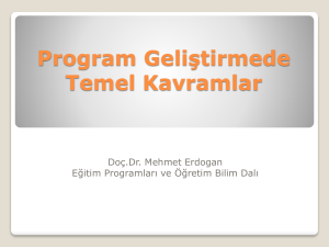 Slide 1 - Akdeniz Üniversitesi Akademik Bilgi Sistemi