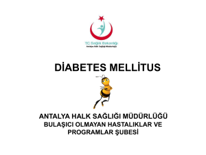 diyabet(şeker hastalığı) - Antalya Halk Sağlığı Müdürlüğü