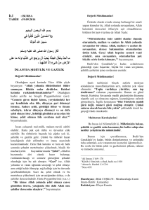 19.09.2014 - islamda şehitlik ve gazilik