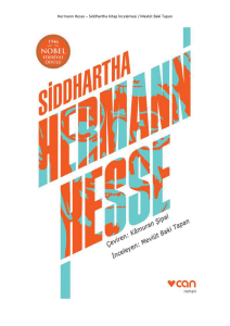 Hermann Hesse – Siddhartha Kitap İncelemesi / Mevlüt Baki Tapan