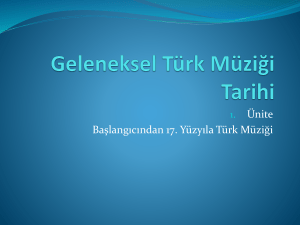 Geleneksel Türk Müzi*i Tarihi