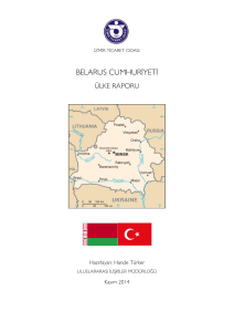 belarus cumhuriyeti - İzmir Ticaret Odası