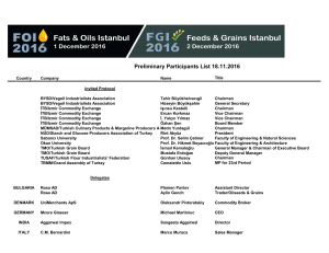 Preliminary Participants List 18.11.2016