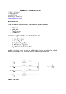 Kısa devre Akımlarının Hesabı