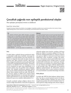 Full Text  - Türk Pediatri Arşivi