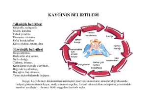 kaygının belirtileri