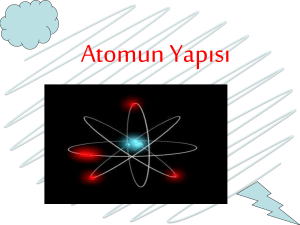 Atomun Yapısı - WordPress.com