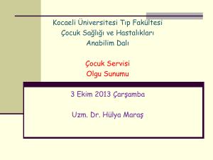 Slide 1 - Kocaeli Üniversitesi Tıp Fakültesi