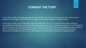 Format Factory - Programciyiz.NET