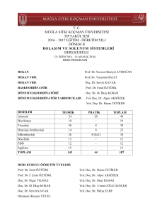 T - Muğla Sıtkı Koçman Üniversitesi Tıp Fakültesi