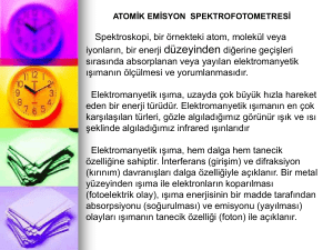 atomik emisyon spektroskopisi (AES)