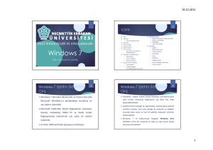 Windows 7 - Hasan Ali AKYÜREK
