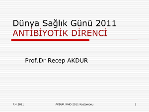 Bağışıklama - Prof.Dr. Recep AKDUR