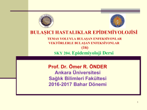 Slayt 1 - Ankara Üniversitesi Açık Ders Malzemeleri