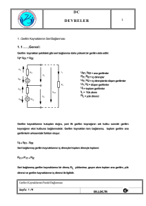 Devre Analizi Lab. Deney Föyü