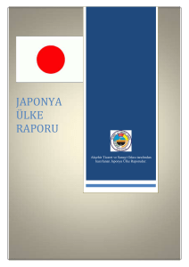 japonya ülke raporu - Akşehir Ticaret ve Sanayi Odası